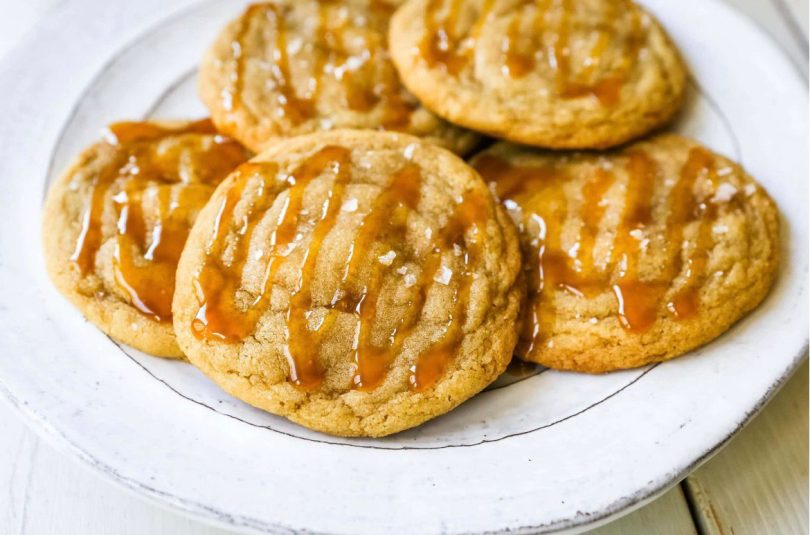 Cookies cu caramel și sare de mare