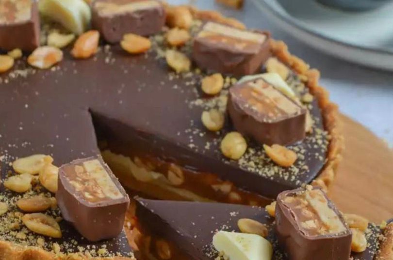 7 Tartă cu ciocolată și caramel sărat